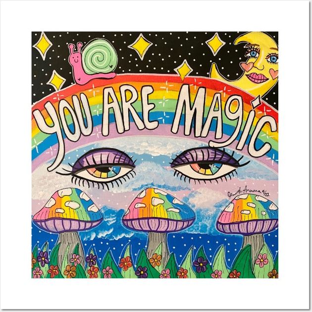 You Are Magic Wall Art by Stay Weird Studio Art